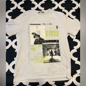 White Graphic Shirt.